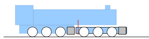 Mallet locomotive conceptual drawing