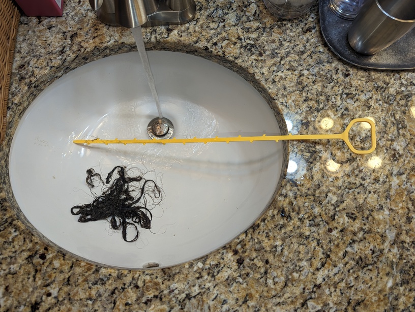 example unclogged sink